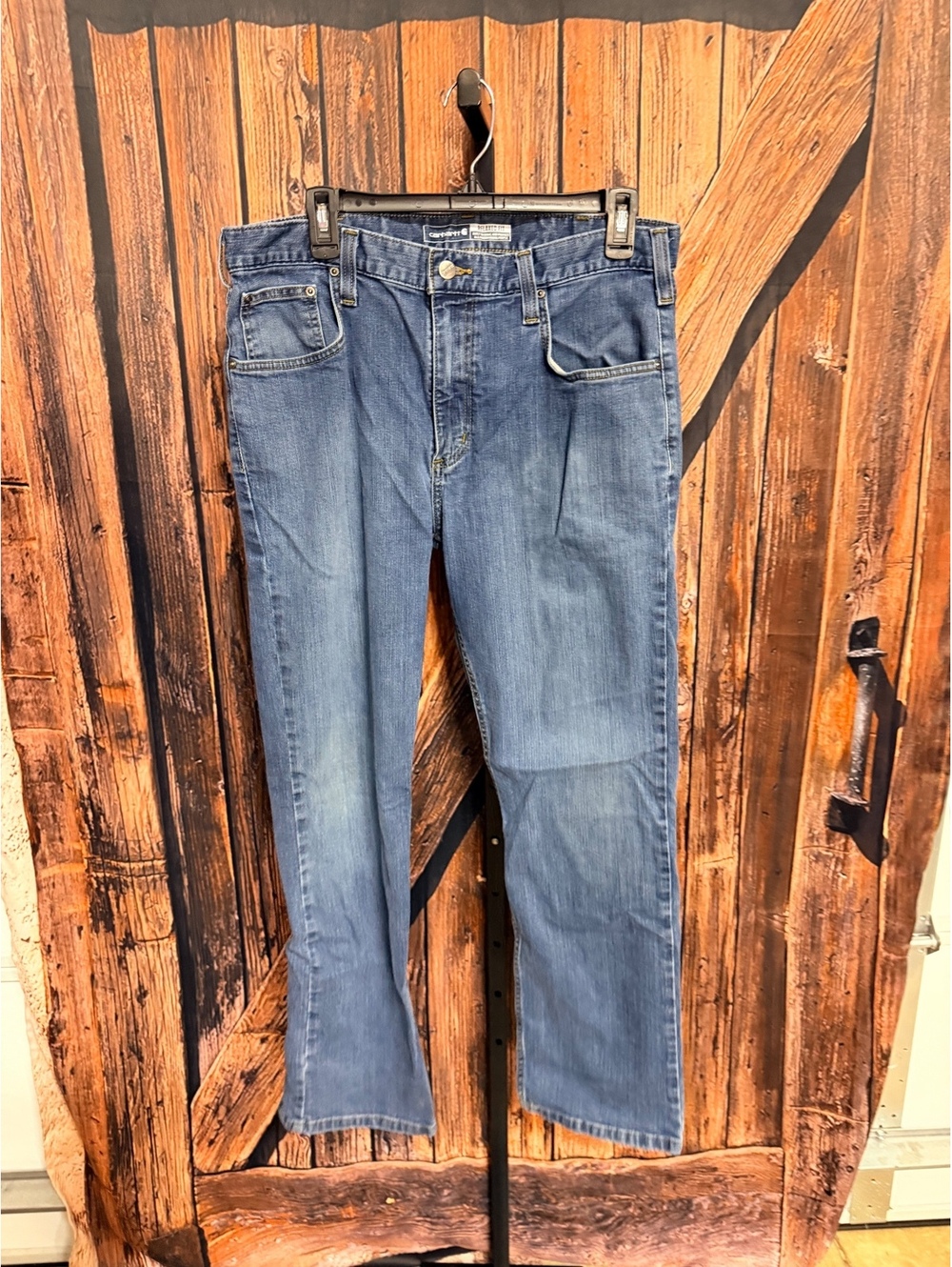 Carhartt Relaxed Fit Men's Jeans Size 35x30 Blue Denim